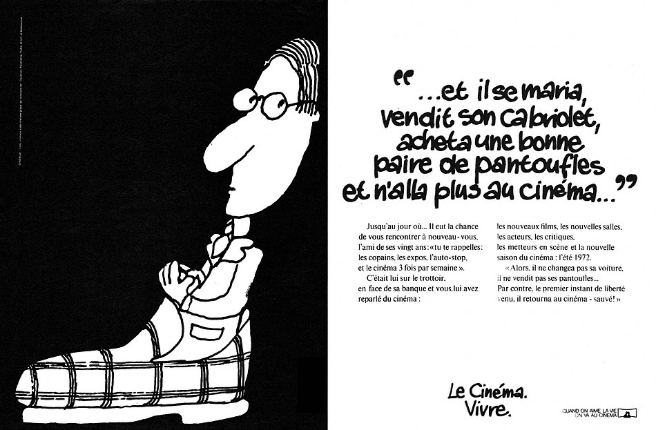 Advert Cinma 1972