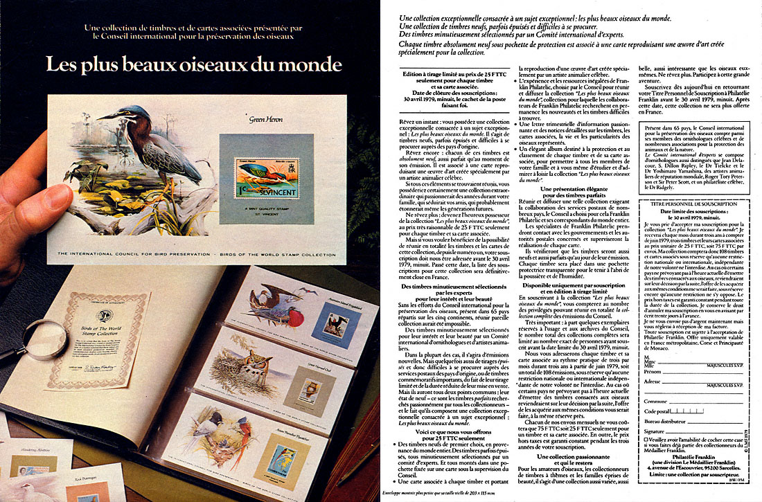 Advert Collections 1979