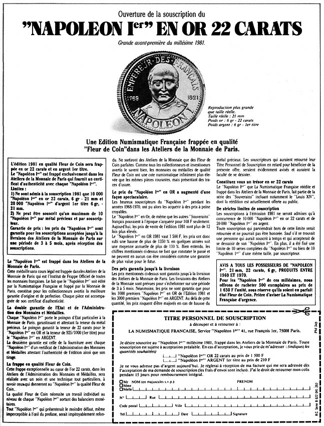 Advert Collections 1981