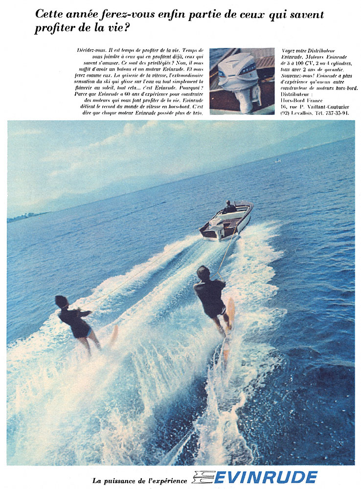Advert Evinrude 1967