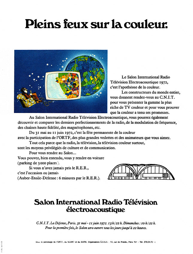 Advert Foires Salons 1972