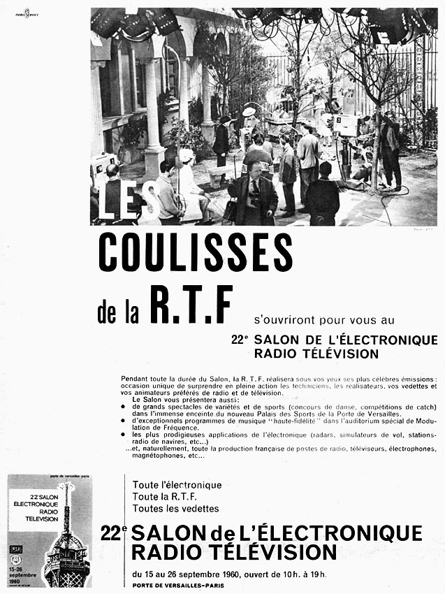 Advert Foires Salons 1960