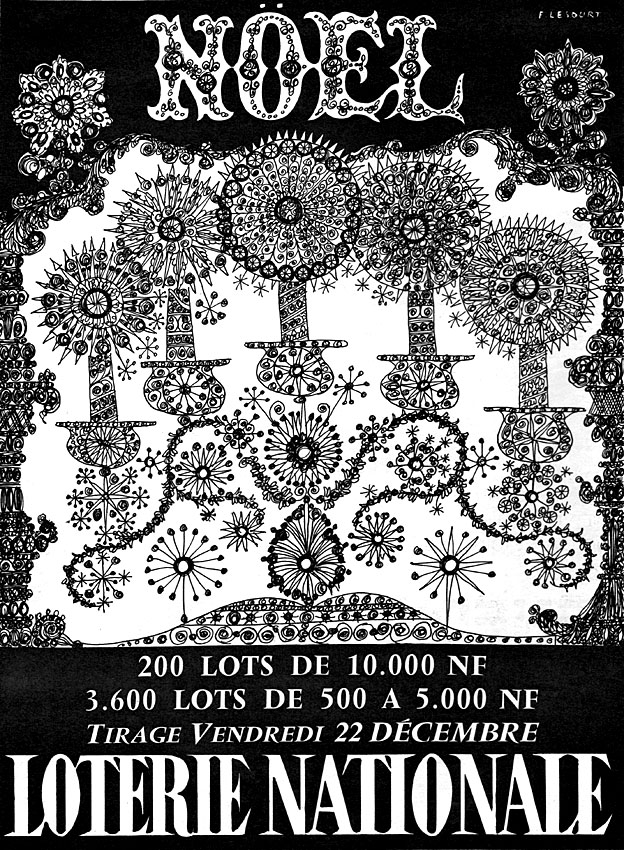 Advert Loterie Nationale 1961