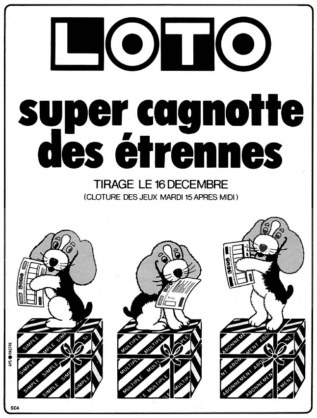 Advert Loto 1981