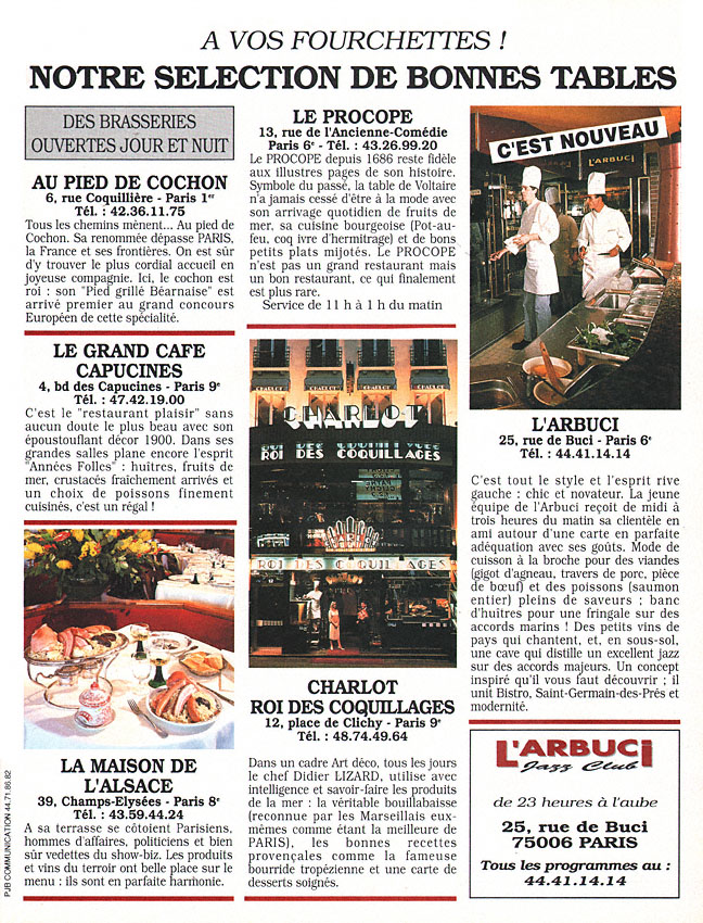 Advert Rendez Vous 1992