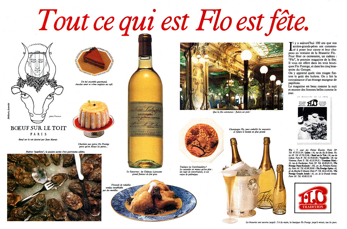 Advert Restaurants 1986