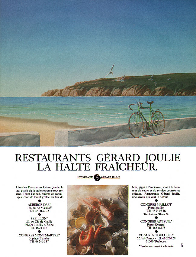 Advert Restaurants 1990