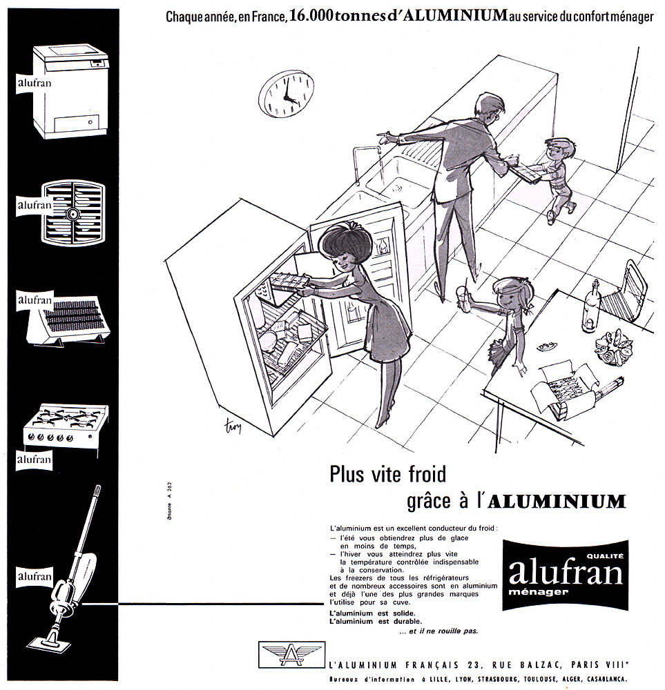 Advert Aluminium Franais 1962