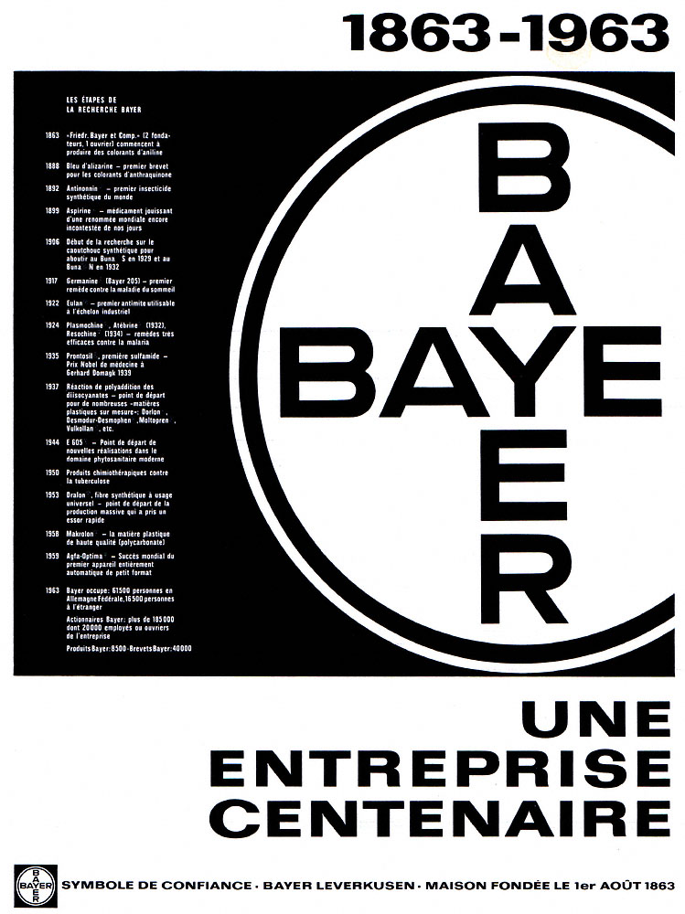 Advert Bayer 1963