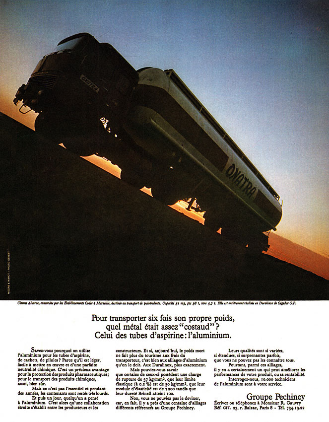 Advert Duralinox 1970