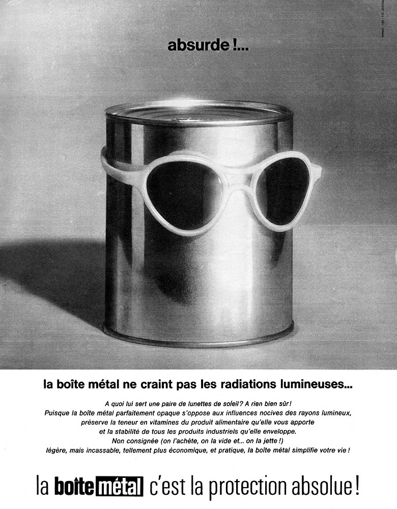 Advert Emballages 1964