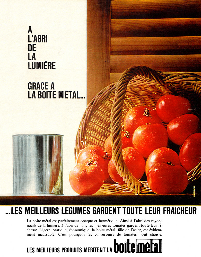 Advert Emballages 1966