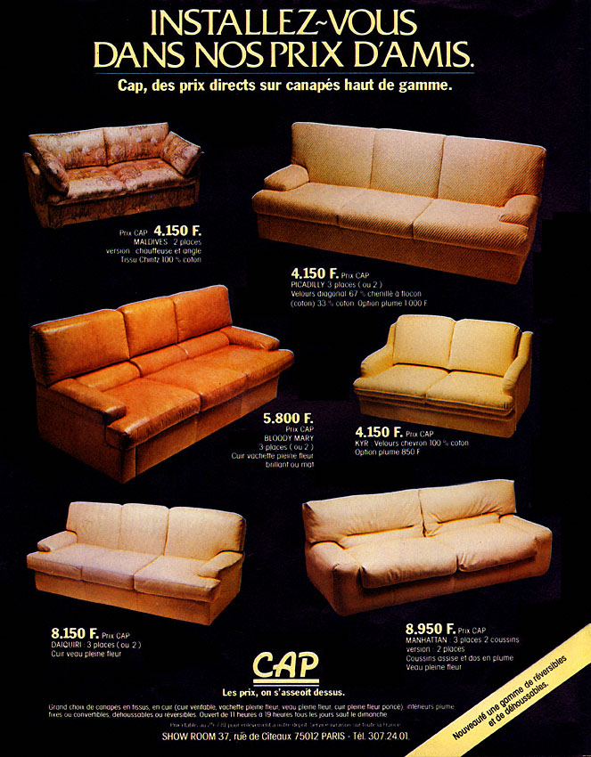 Advert Cap 1982