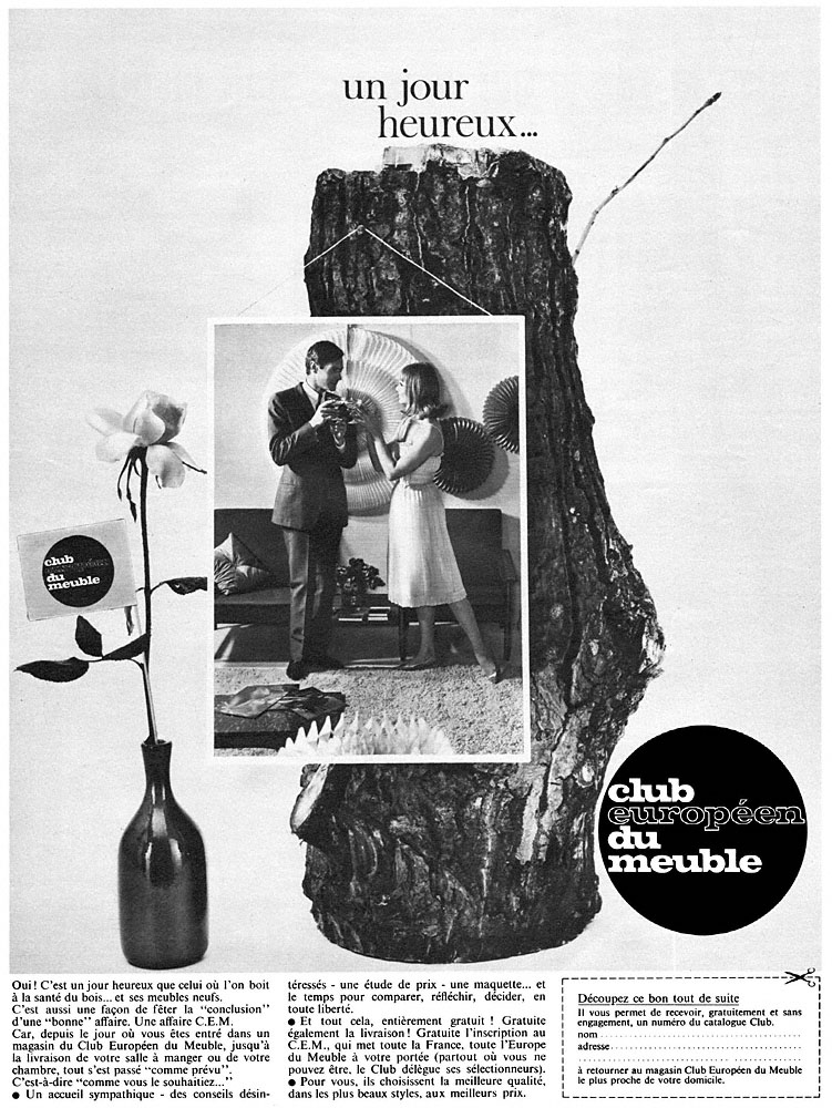 Advert Club Meuble 1965