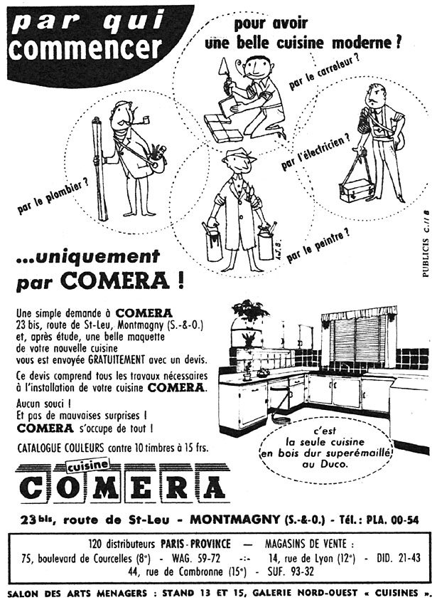 Advert Comera 1956