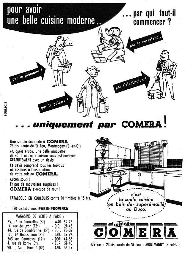 Advert Comera 1957