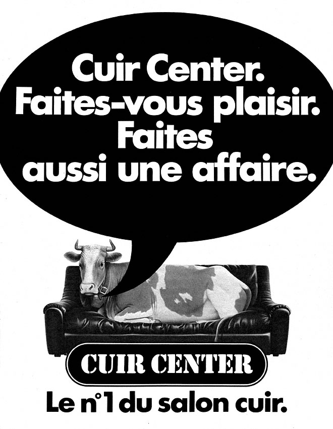 Advert Cuir Center 1986