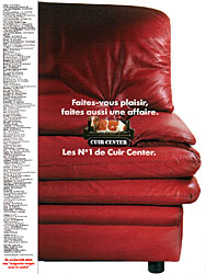 Advert Cuir Center 1988