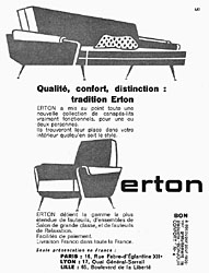 Advert Erton 1960