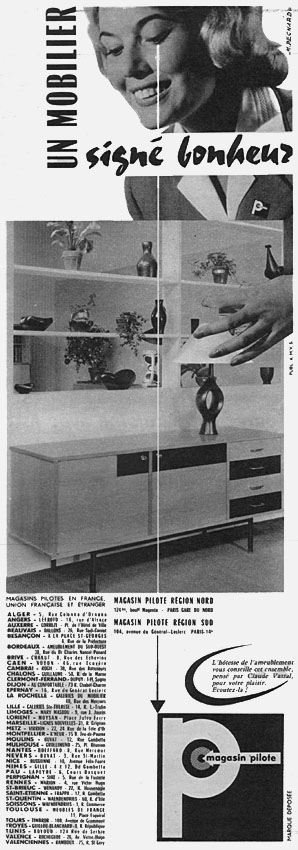 Advert Magasin Pilote 1959