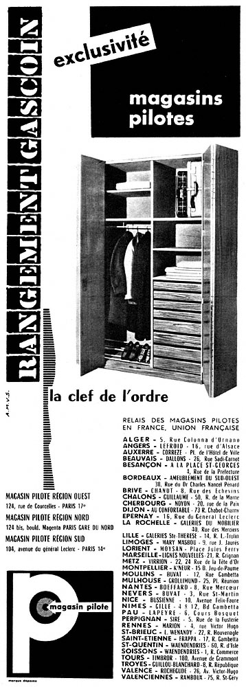 Advert Magasin Pilote 1959