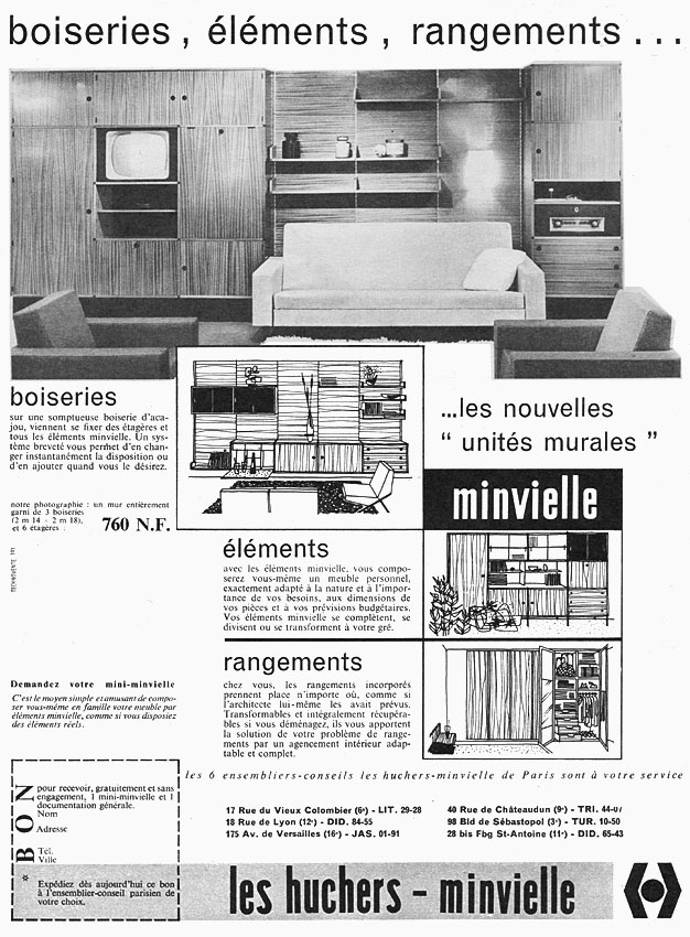 Advert Minvielle 1961
