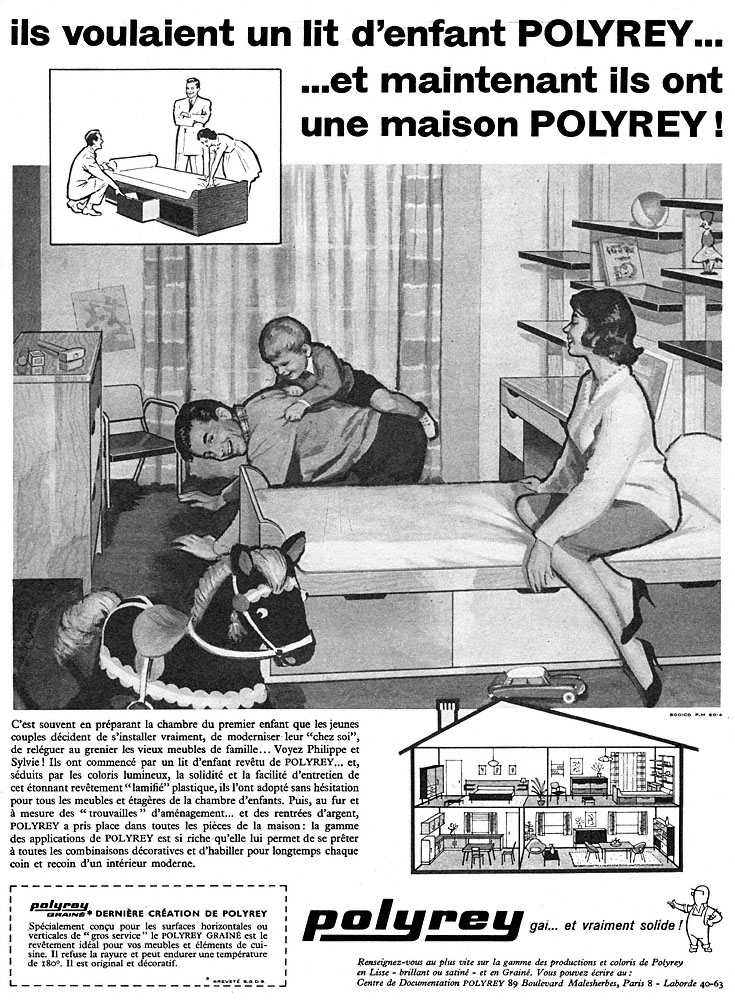 Advert Polyrey 1960