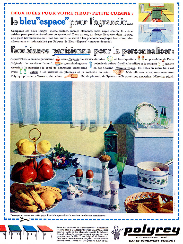 Advert Polyrey 1961
