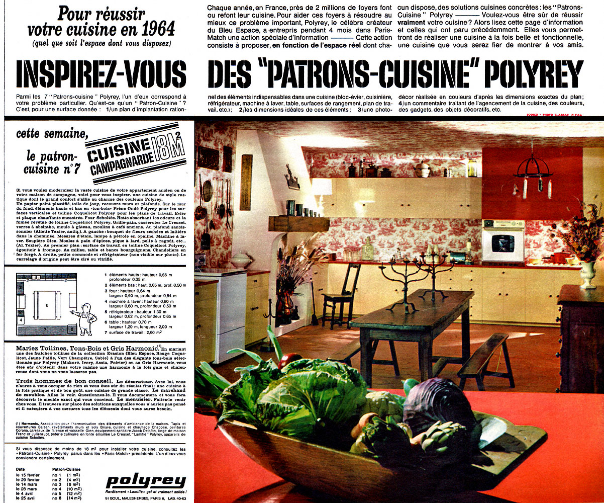 Advert Polyrey 1964