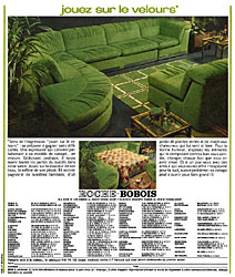 Advert Roche & Bobois 1974