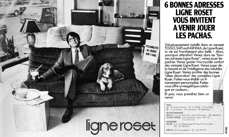 Advert Roset 1980
