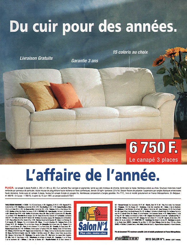 Advert Salon1 1997