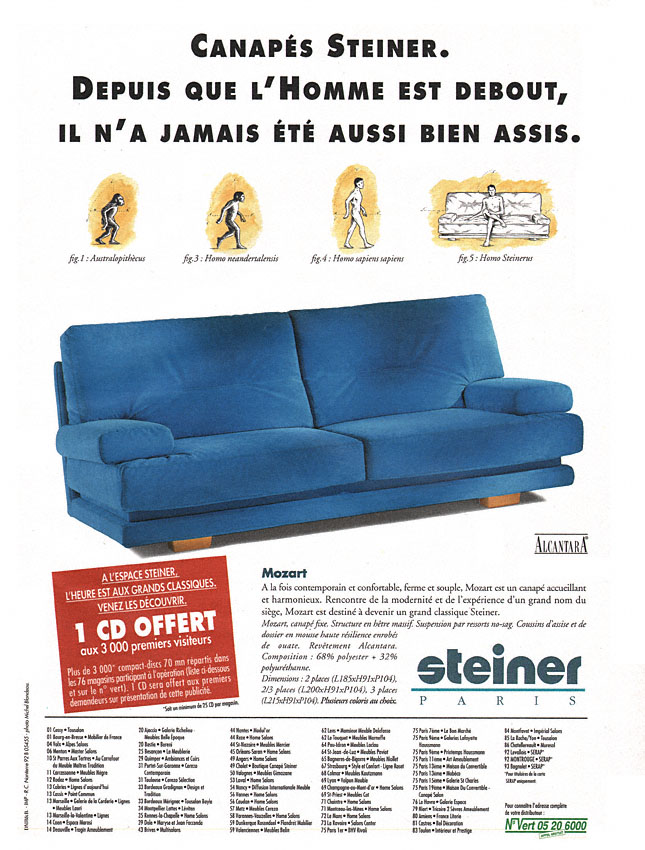 Advert Steiner 1995
