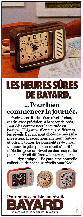 Advert Bayard 1981