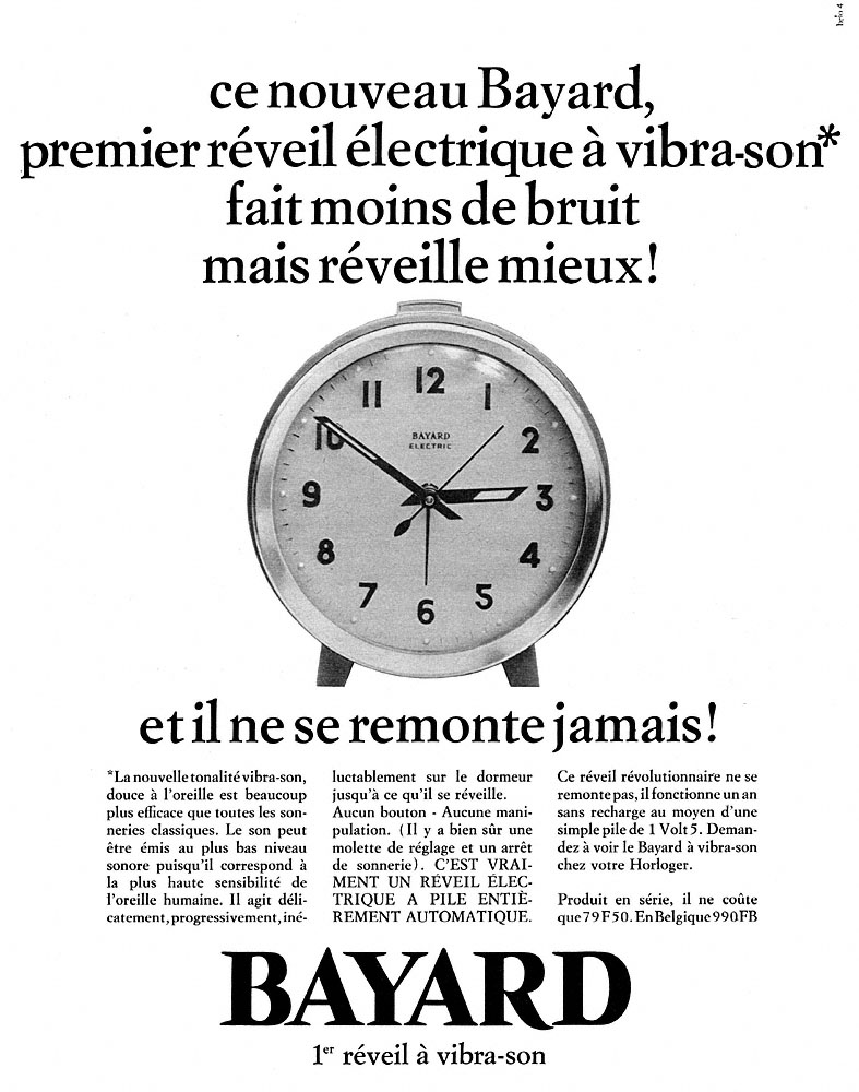 Advert Bayard 1966
