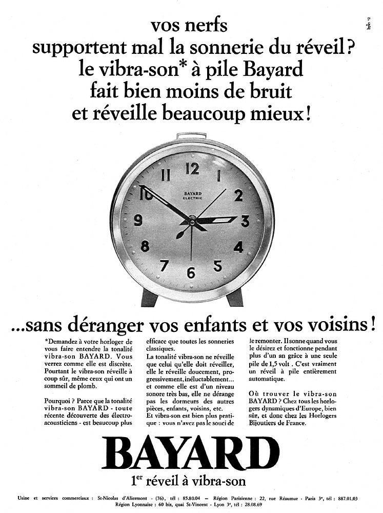 Advert Bayard 1966