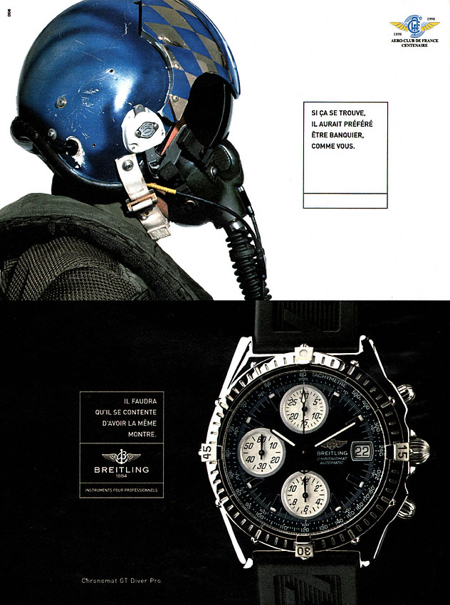 Advert Breitling 1998