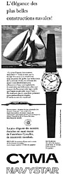 Advert Cyma 1957