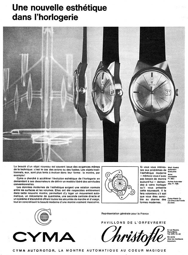 Advert Cyma 1964
