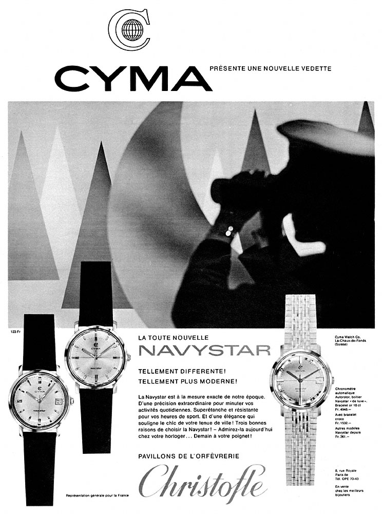 Advert Cyma 1964
