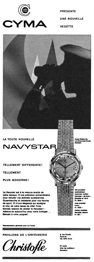 Advert Cyma 1964