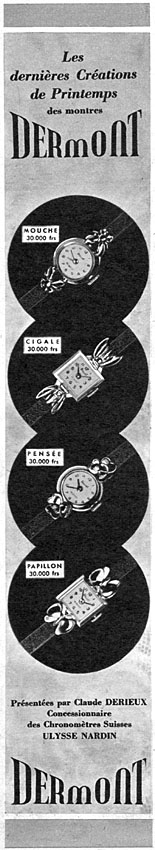 Advert Dermont 1951