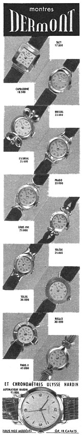 Advert Dermont 1954
