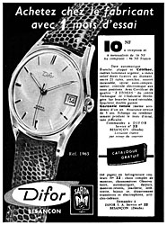 Advert Difor 1962