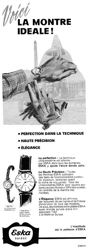 Advert Eska 1956