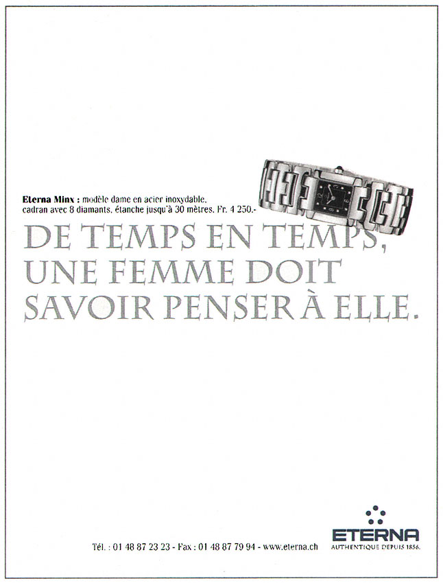 Advert Eterna 2000