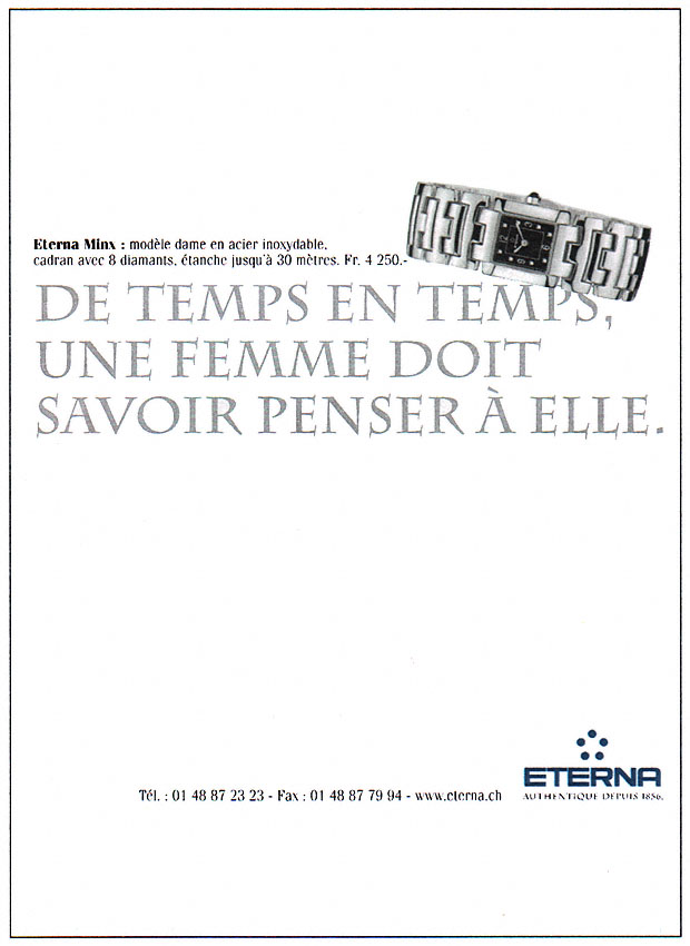 Advert Eterna 2000