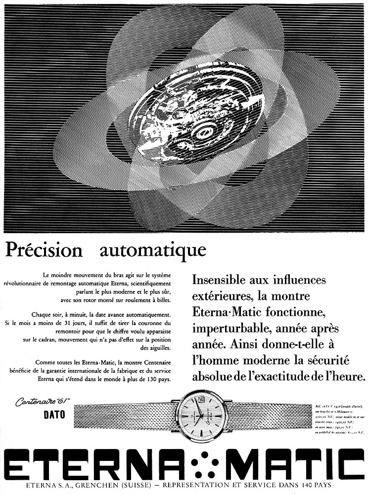 Advert Eterna 1962