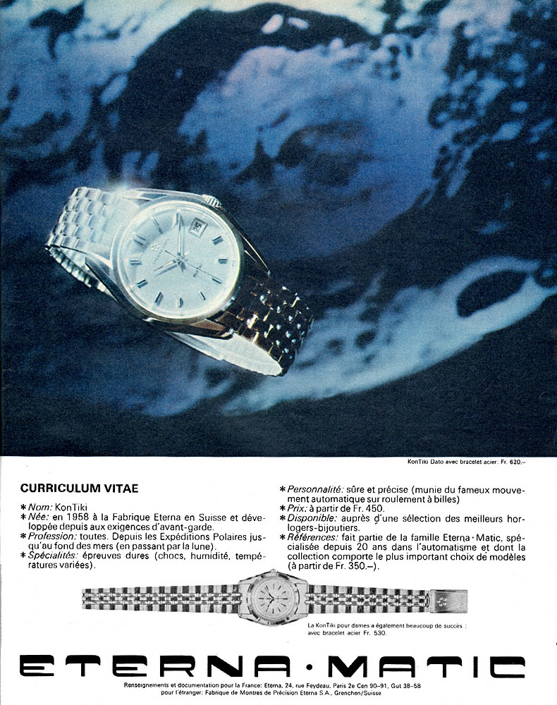 Advert Eterna 1965