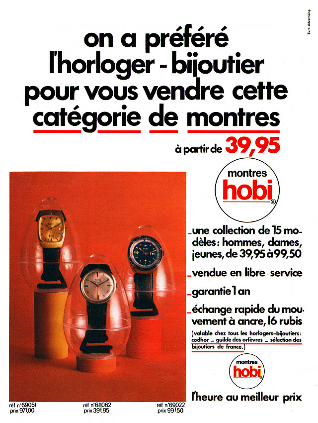 Advert Hobi 1969